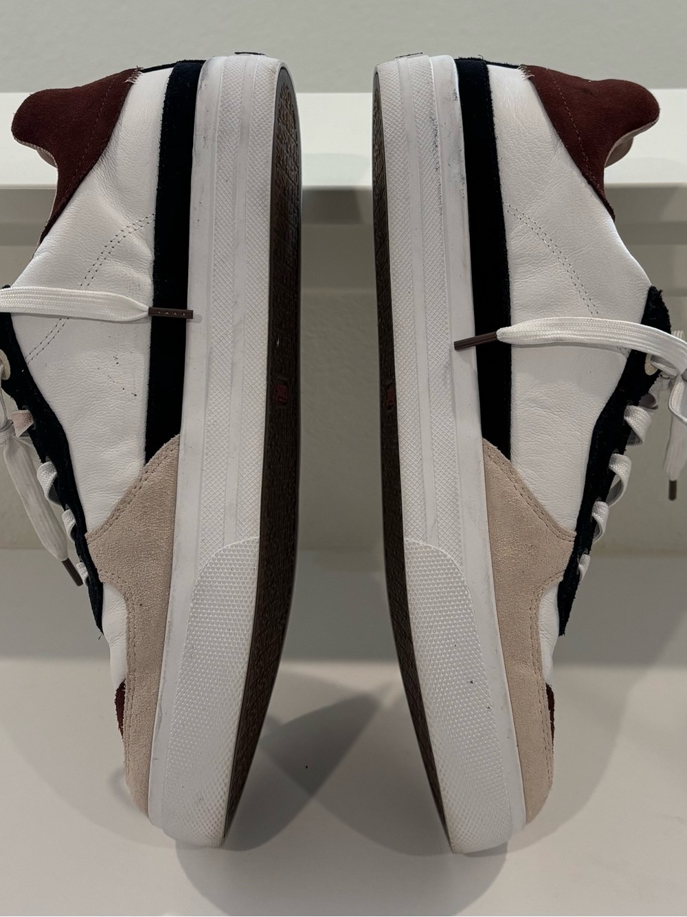 Taos 'Pop Soul' Leather & Suede Sneakers - Size 10 - Picture 3 of 10